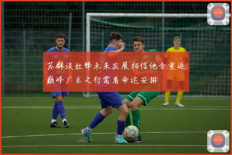 苏群谈杜锋未来发展相信他会重返巅峰广东之行需看命运安排
